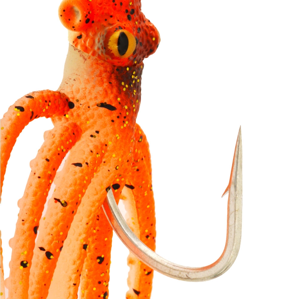 Savage Gear 3D Octopus Soft Bait Lure 185g 20cm UV Orange Glow