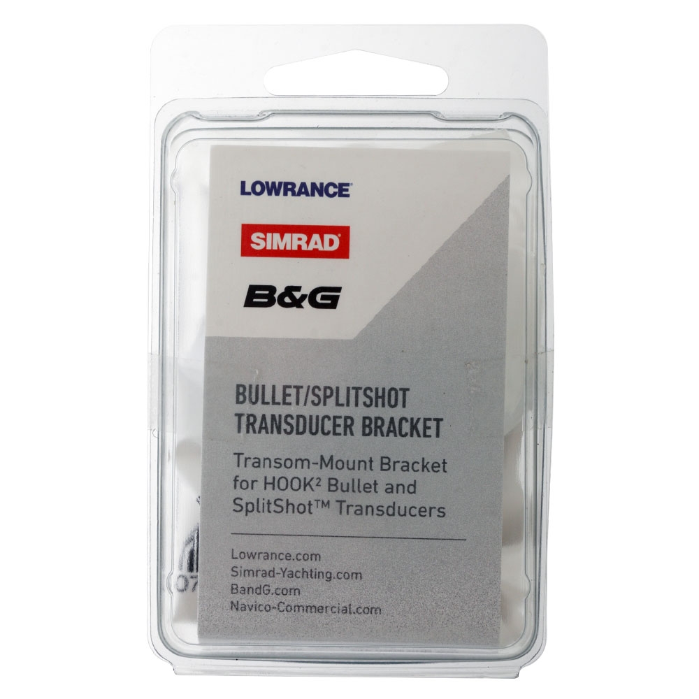 Lowrance Transom Mount Bracket for Bullet/Splitshot Transducer