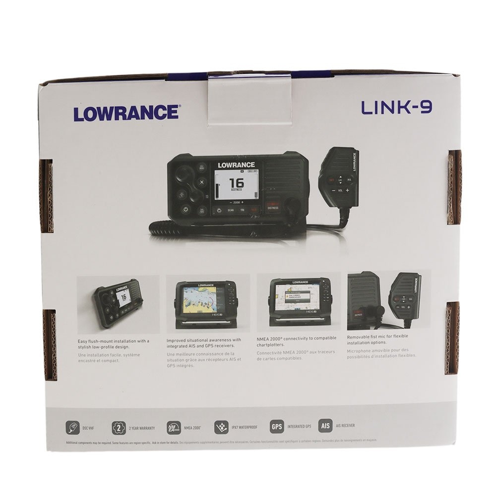 Lowrance Link-9 Marine VHF Radio 25W