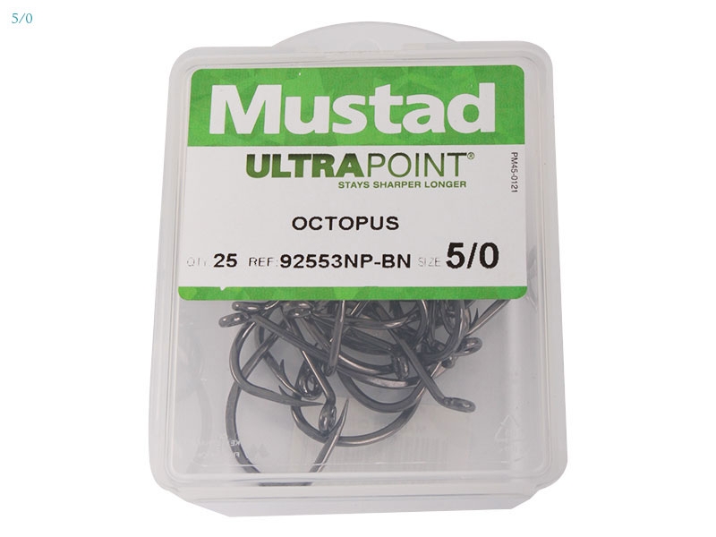 Mustad Ultrapoint Octopus Hooks Qty 25