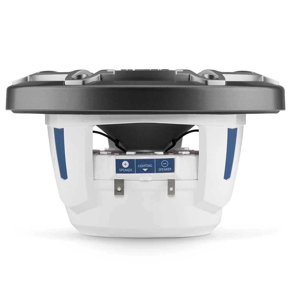 JL Audio M6-650X-S-GmTi-i 6.5in Marine Coaxial Speakers with Transflective LED Light Gunmetal Trim Ring/Titanium Sport Grille