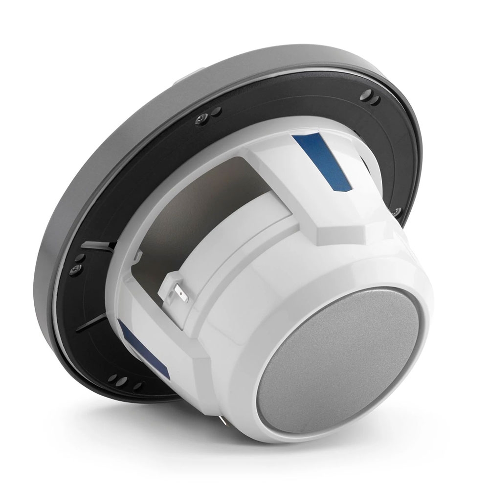 JL Audio M6-650X-S-GmTi-i 6.5in Marine Coaxial Speakers with Transflective LED Light Gunmetal Trim Ring/Titanium Sport Grille