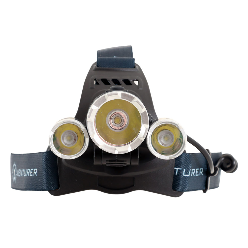 Venturer Rechargeable High Power Triple LED Headlamp 1000LM