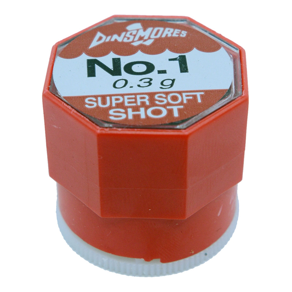 Dinsmores English Soft Lead Shot Sinker Pack No.1 0.3g