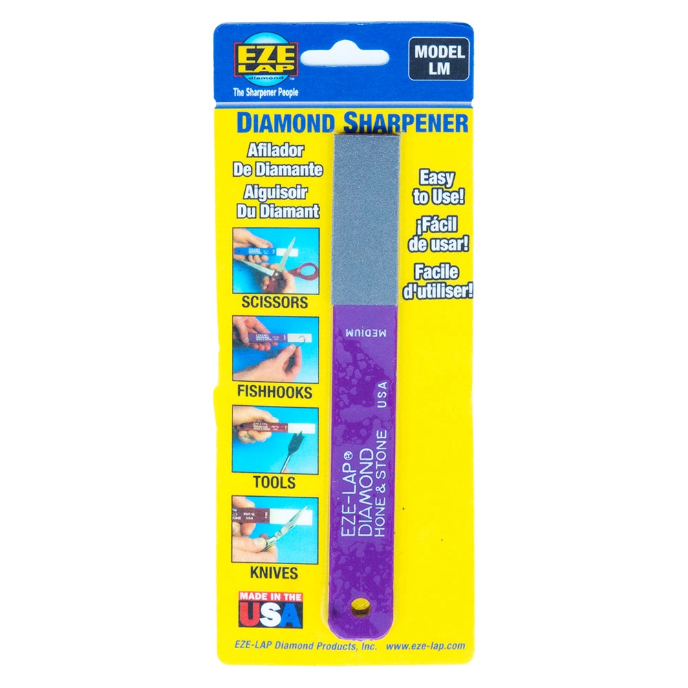 EZE-LAP Diamond Hone and Stone Knife Sharpener Medium Grit EZE-LAP Diamond Hone and Stone Knife Sharpener Medium Grit