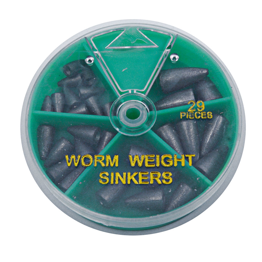 Worm Weight Sinkers Assorted Pack Qty 29