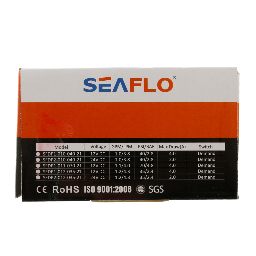 Seaflo 21 Series Water Pressure Pump 3.8LPM 12v - Returned Item - installed once