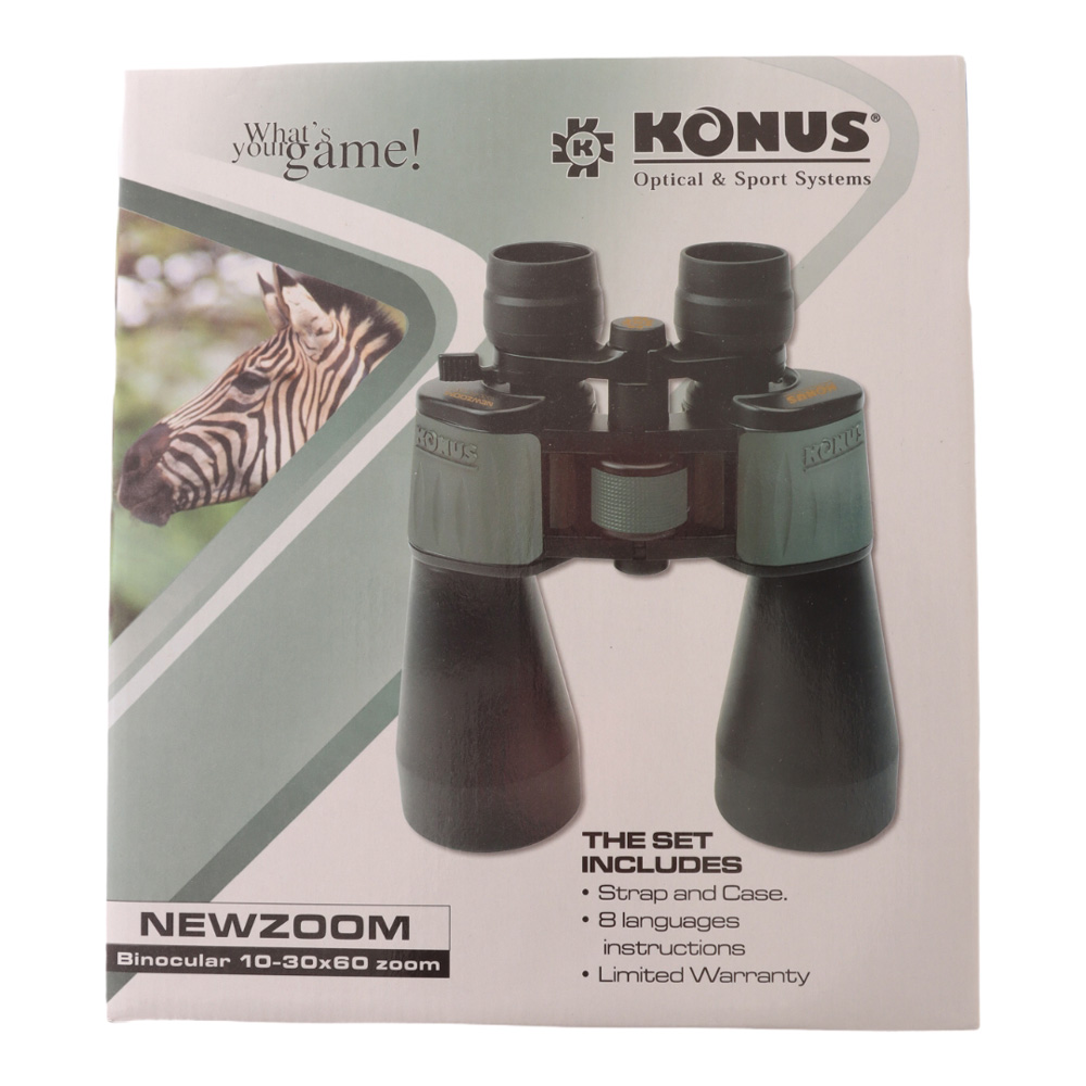 Konus Newzoom 10-30x60 CF Binoculars