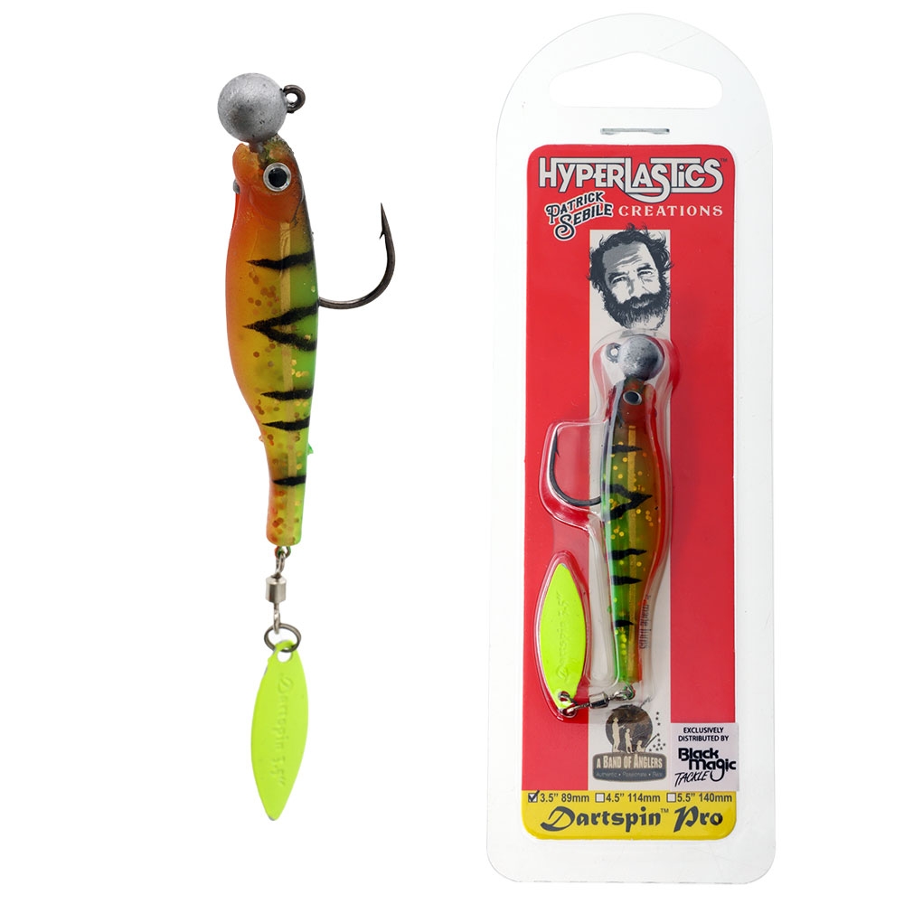 Black Magic Dartspin Pro Lure 89mm Firetiger