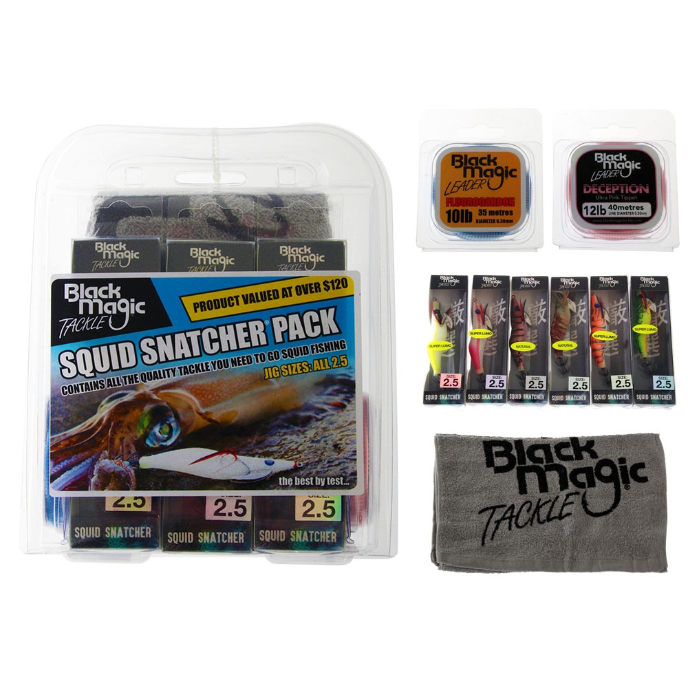 Black Magic Squid Snatcher Gift Pack Size 2.5