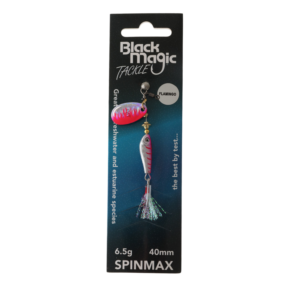 Black Magic Spinmax Spinner Lure 6.5g 48mm Flamingo