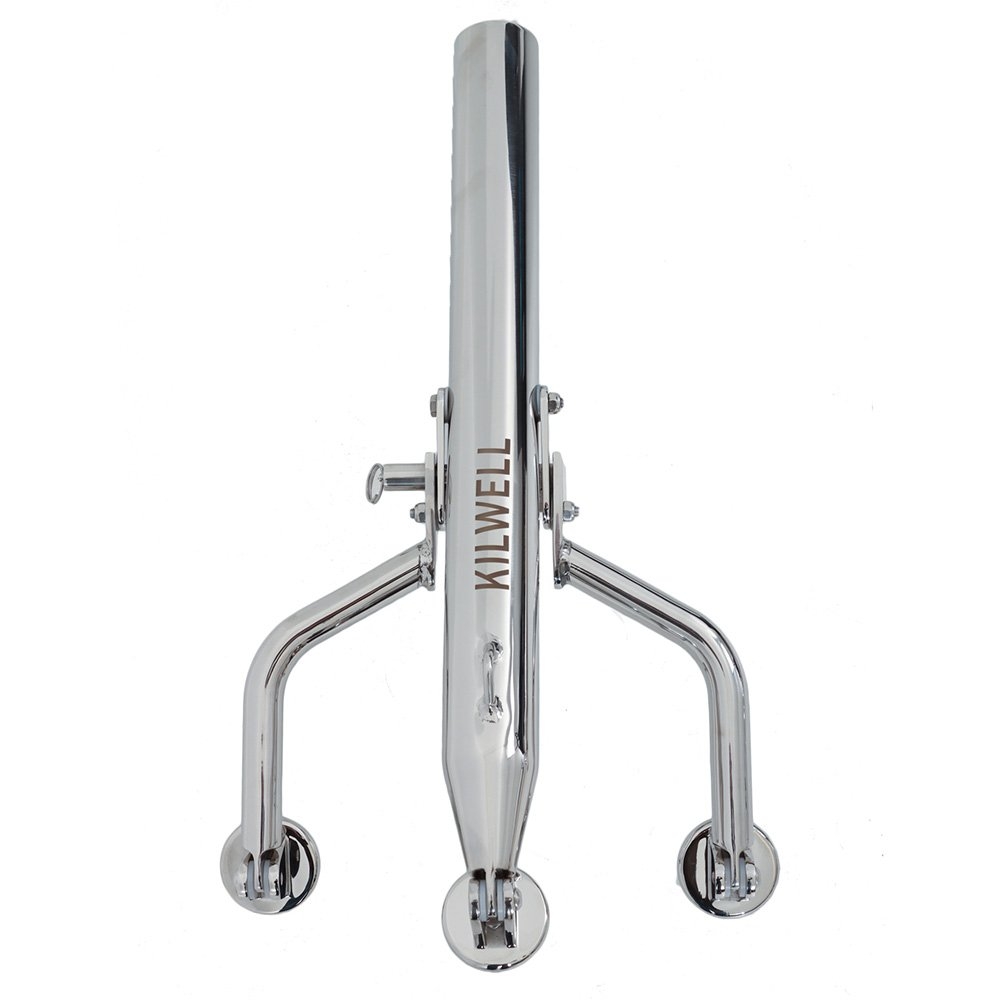 Kilwell Stiff 3K Carbon Telescopic Drop-In Outrigger Poles and Slimline Bases Set 4.5m 2pc 42mm Pair