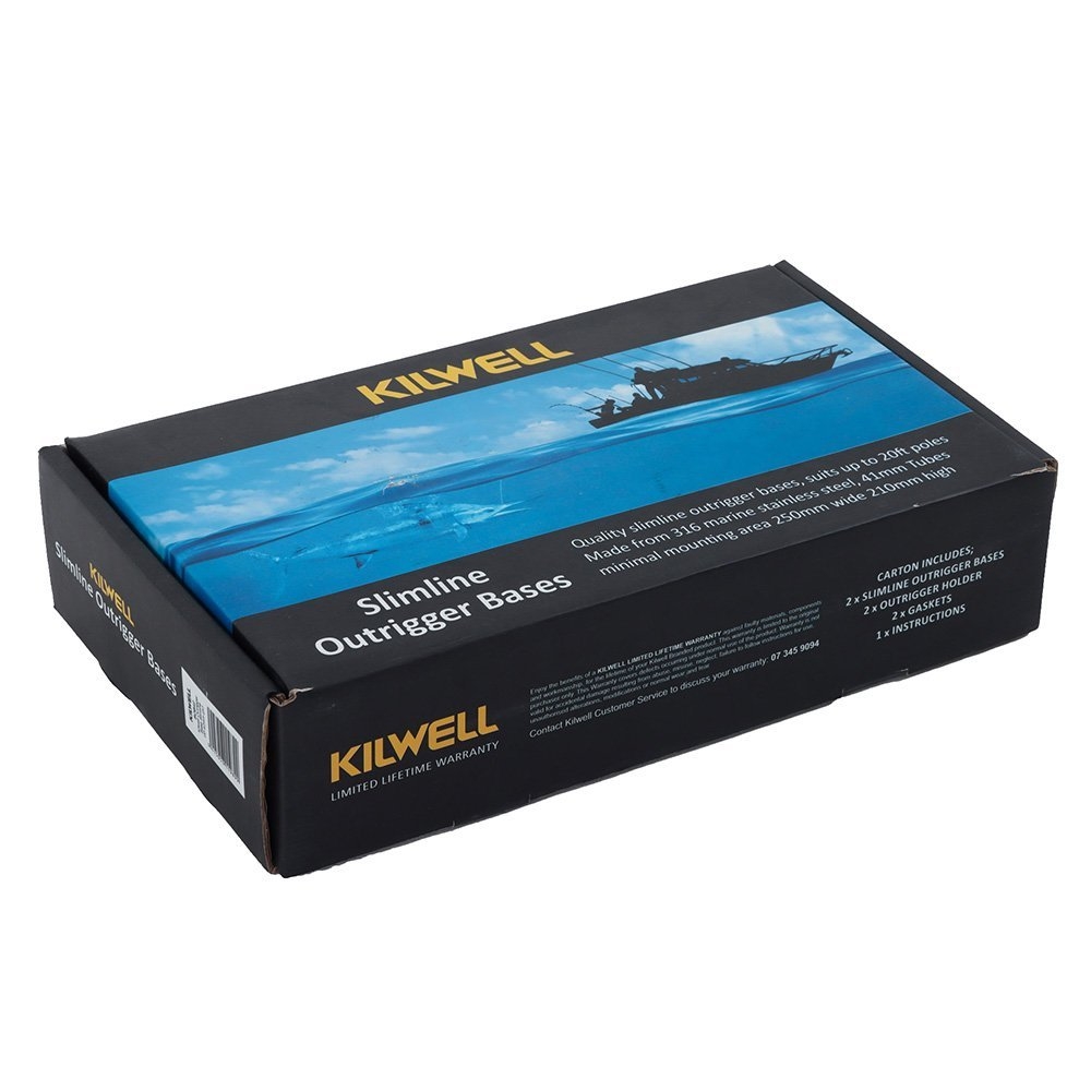 Kilwell PowerPole Stiff 3K Carbon Bent Base Outrigger Poles and Slimline Bases Set 4.6m Pair