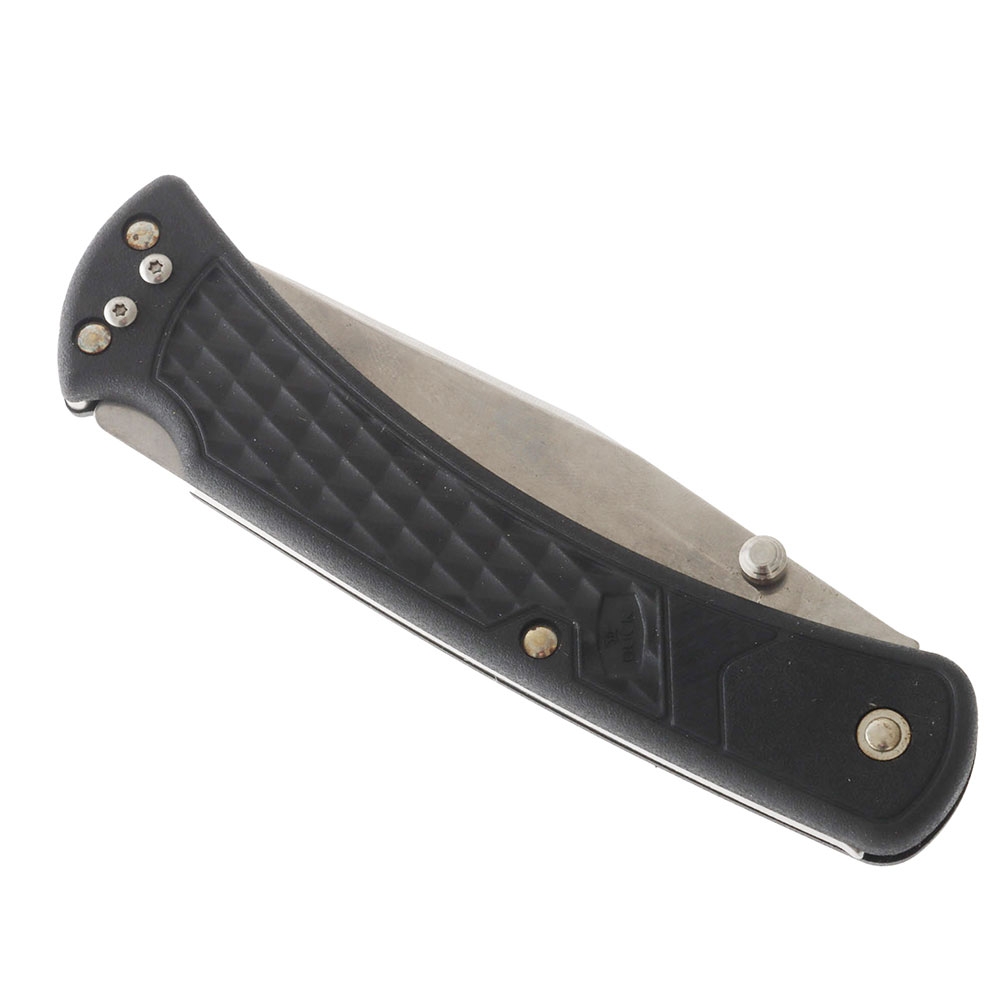 Buck 110 Slim Folding Pocket Knife with Pocket Clip Black 9.5cm