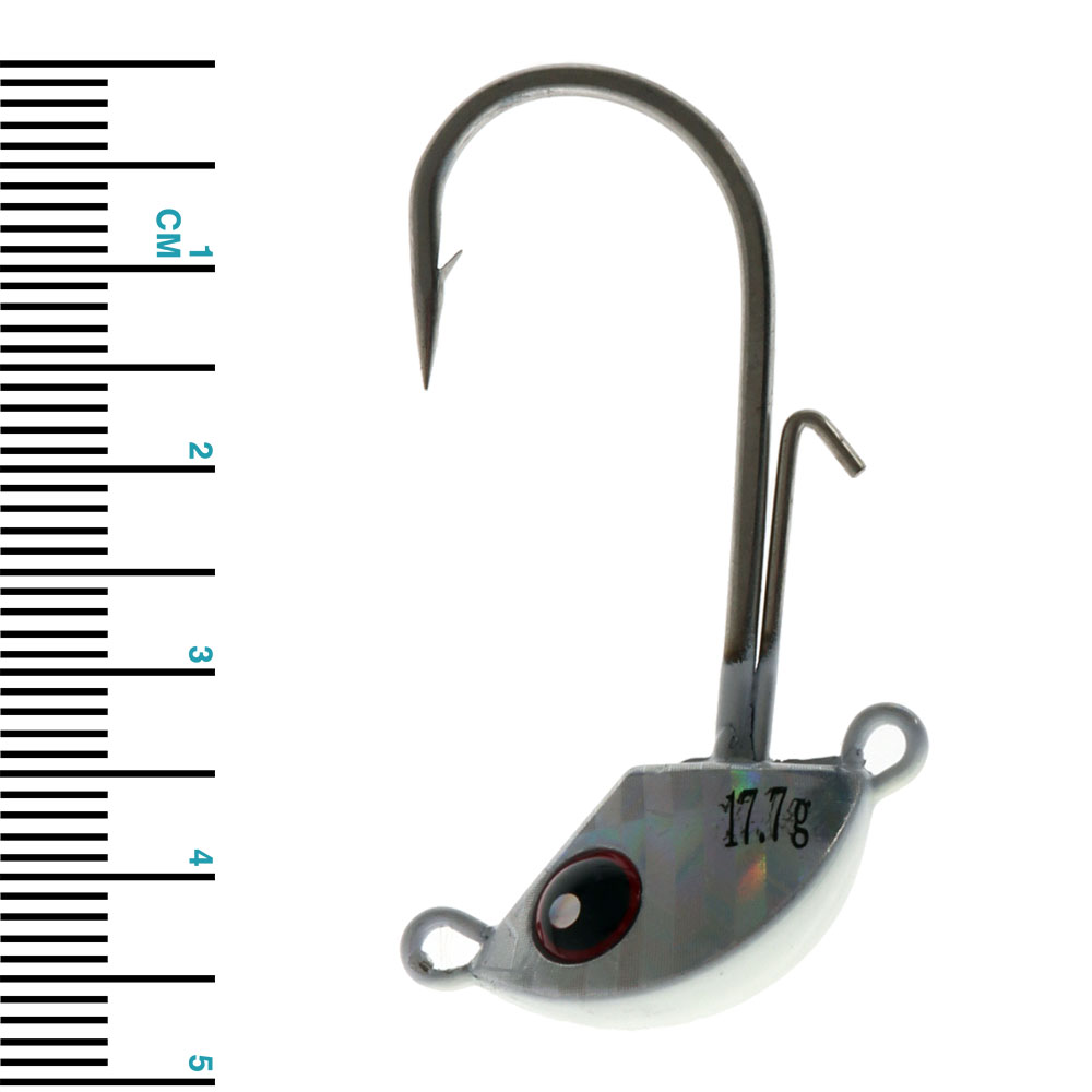 Catch Stingaz Tenya Gripper Jig Head 3/0 5/8oz White Warrior