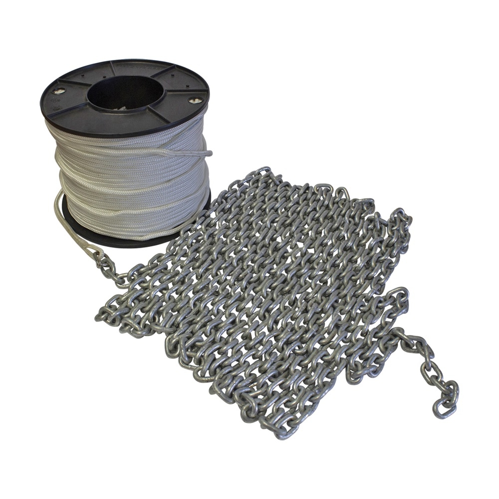 BLA Double Braid Rope and Chain Kit 100m x 8mm