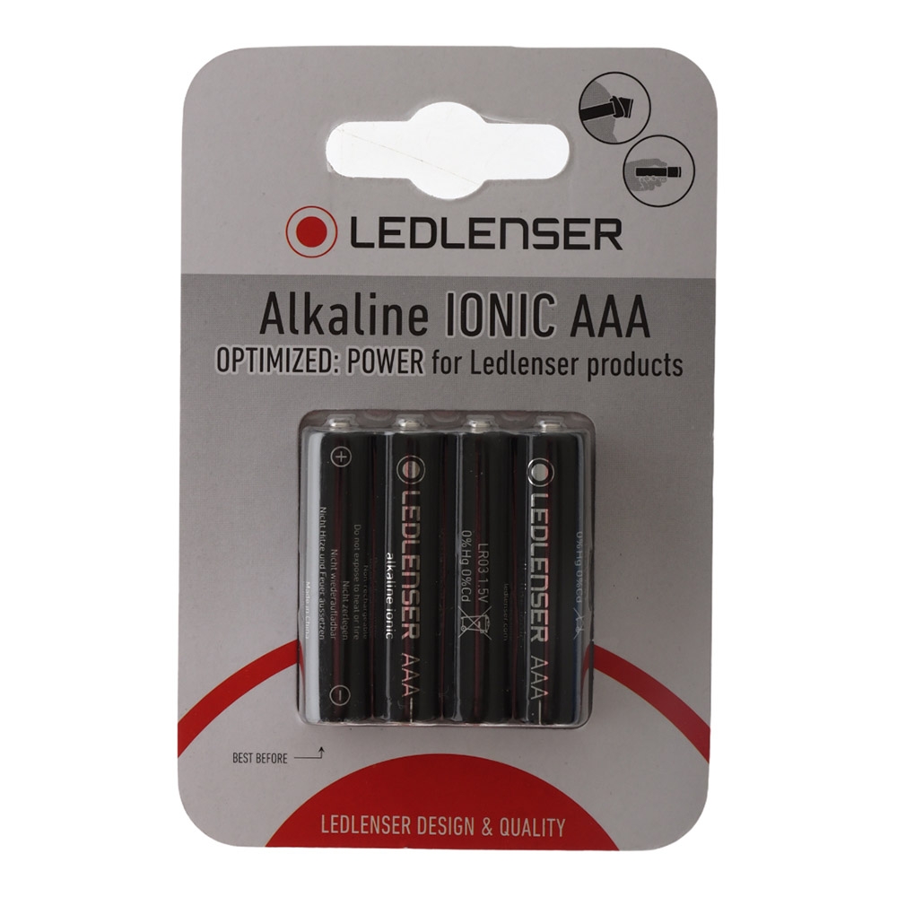 Ledlenser AAA Alkaline Batteries Qty 4