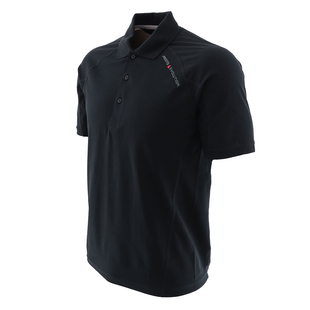Musto Evolution Sunblock Mens Polo T-Shirt Black Size S