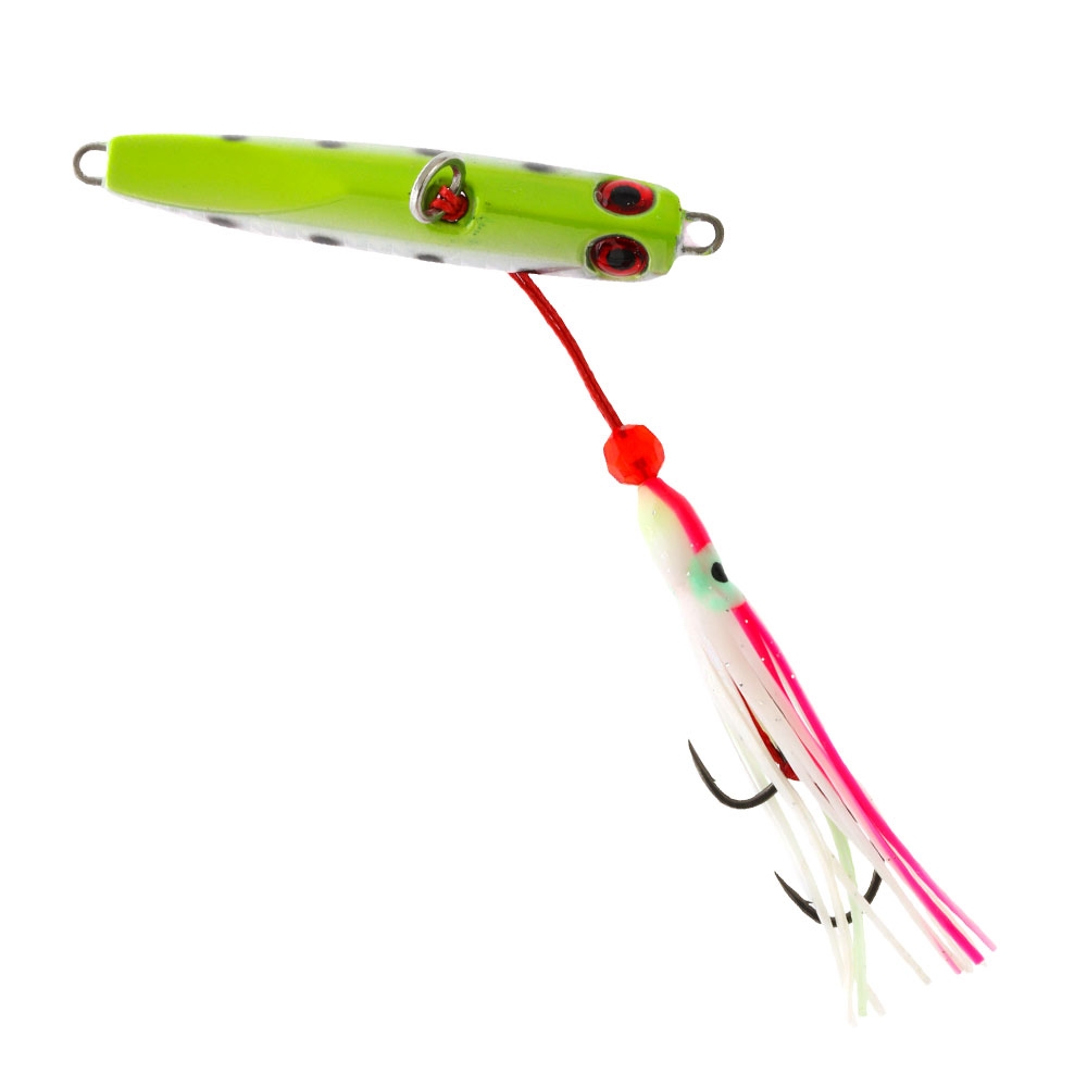 Ocean Angler Jitterbug Inchiku Lure 80g Lime Pickle