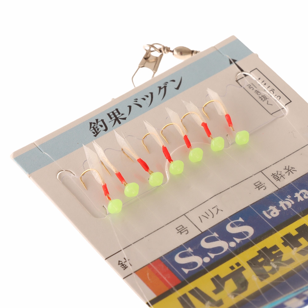 Okan Japanese Sabiki Rig Red Flash 10