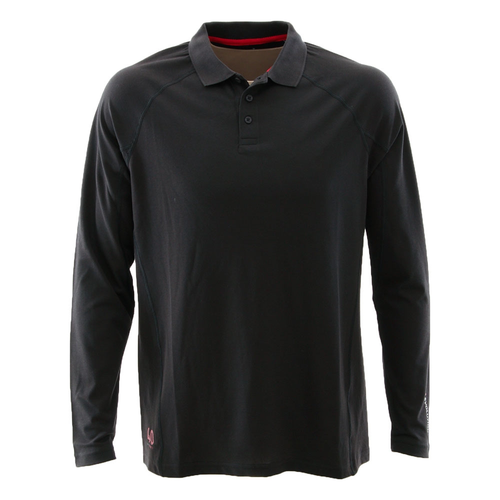 Musto Evolution Sunblock Long Sleeve Polo Shirt Carbon XL