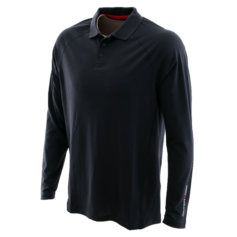 Musto Evolution Sunblock Long Sleeve Polo Shirt Carbon XS
