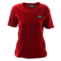 Ridgeline Ribbonwood Womens Fleece T-Shirt Red XS Thumbnail Ridgeline Ribbonwood Womens Fleece T-Shirt Red XS