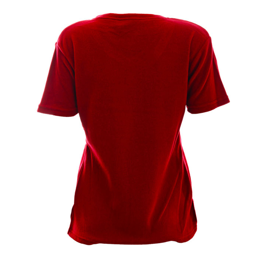 Ridgeline Ribbonwood Womens Fleece T-Shirt Red XS