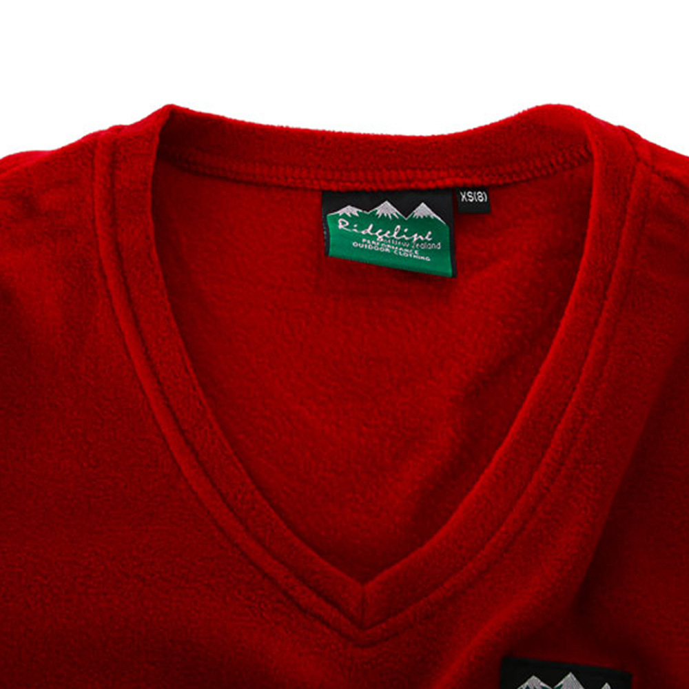 Ridgeline Ribbonwood Womens Fleece T-Shirt Red XS