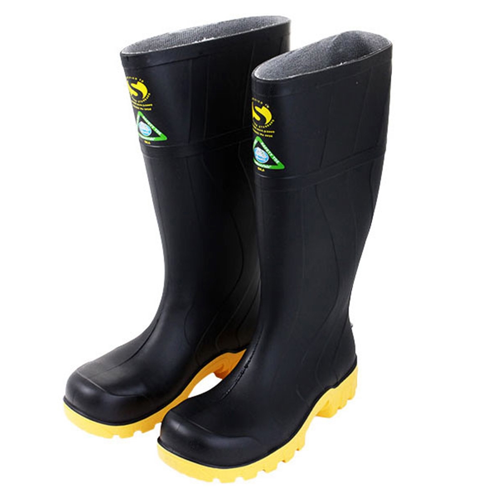 Bata Safemate Non-Slip Steel Toe Gumboots Black UK8 / US8-8.5