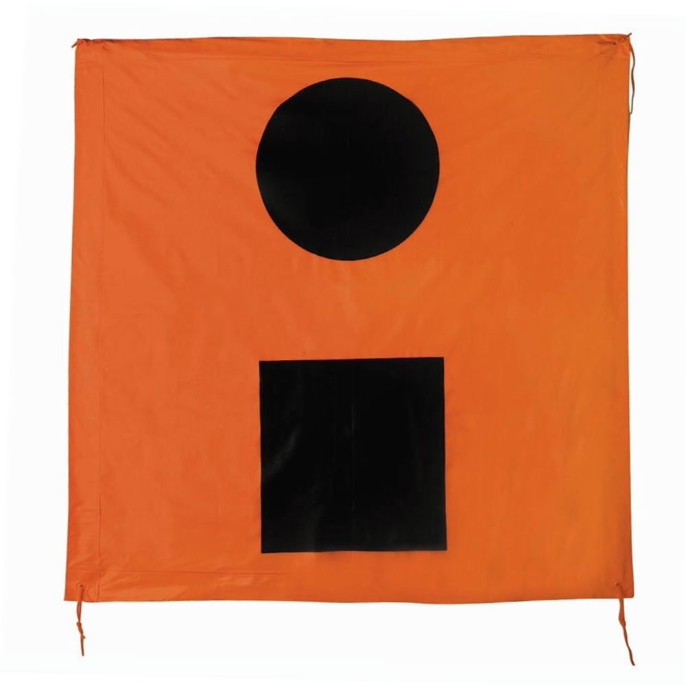 Weems & Plath Orange Distress Flag
