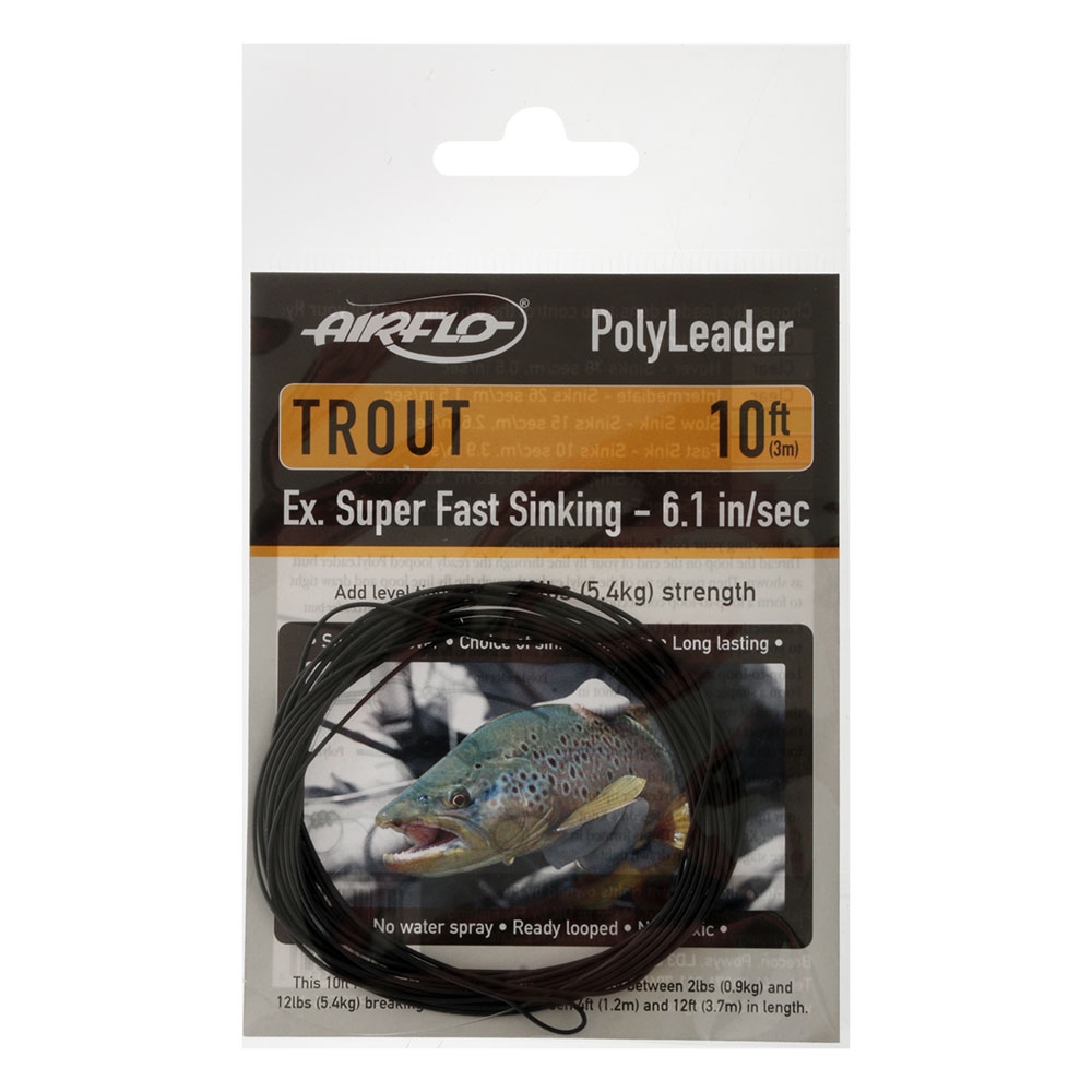 Airflo Trout Polyleader 10ft Extra Super Fast Sinking