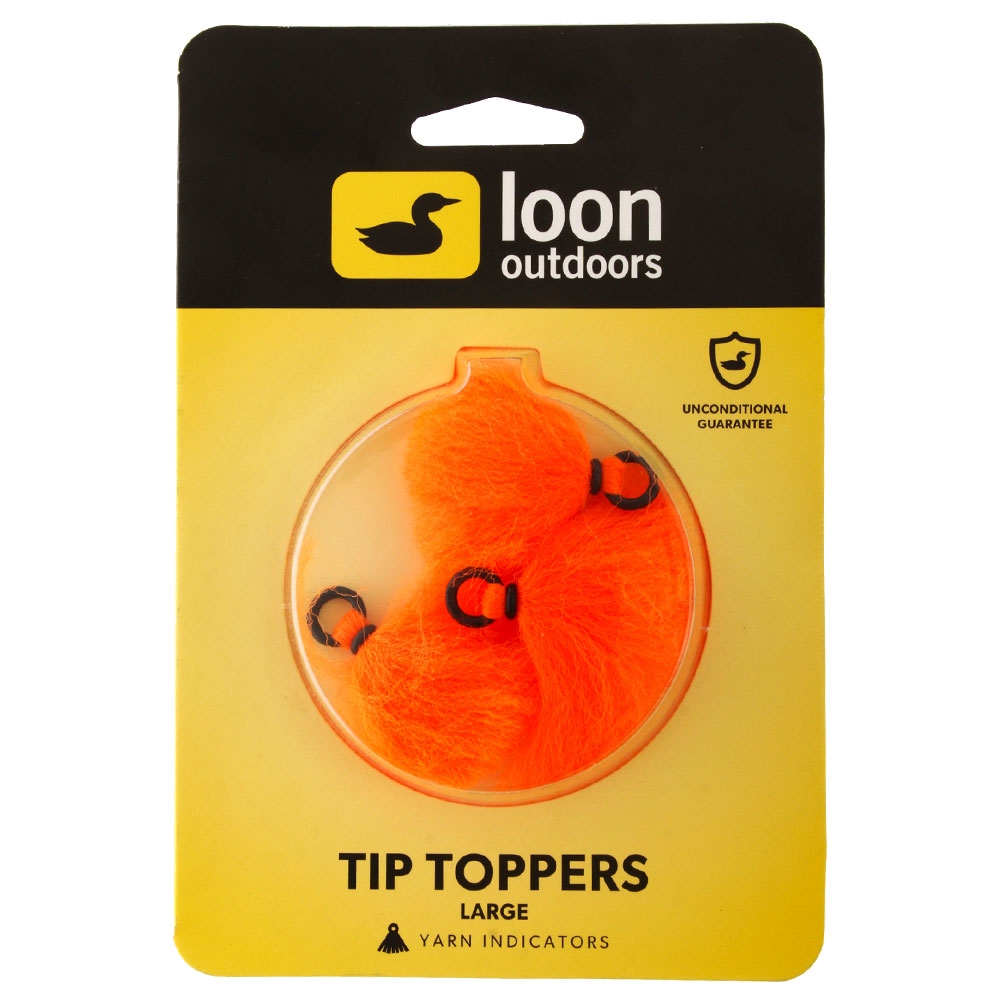 Loon Outdoors Tip Topper Yarn Bite Indicator Large Orange Qty 3