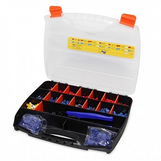 Hella Marine Insulated Terminal and Connector Kit 800 Piece