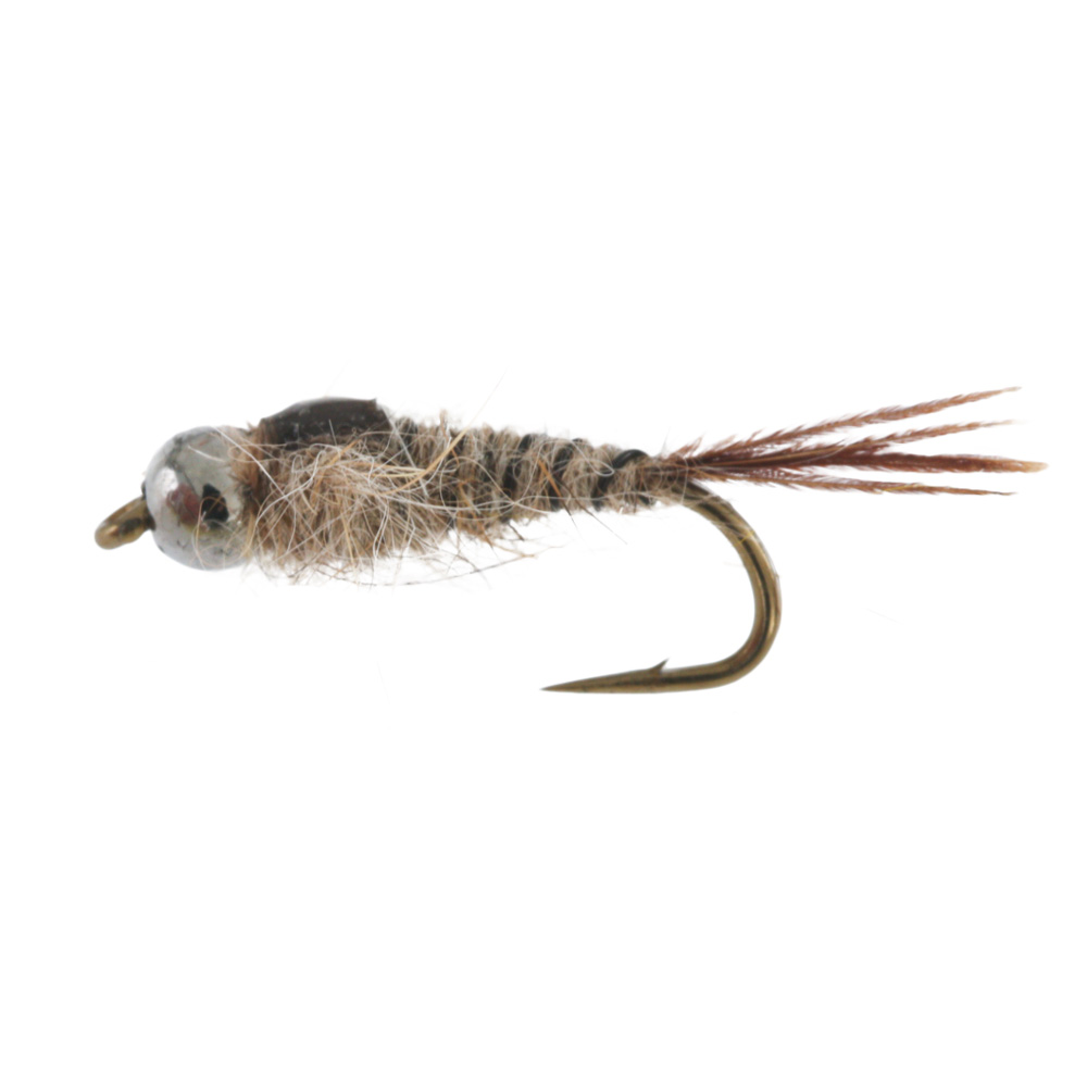 Manic Tackle Project Death Metal Hare's Ear Nymph Fly #12