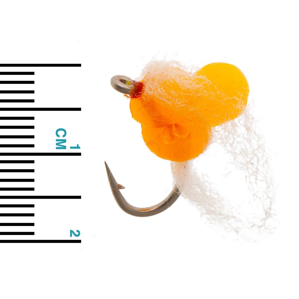 Manic Tackle Project Otters Soft Egg Fly Apricot Cluster #8