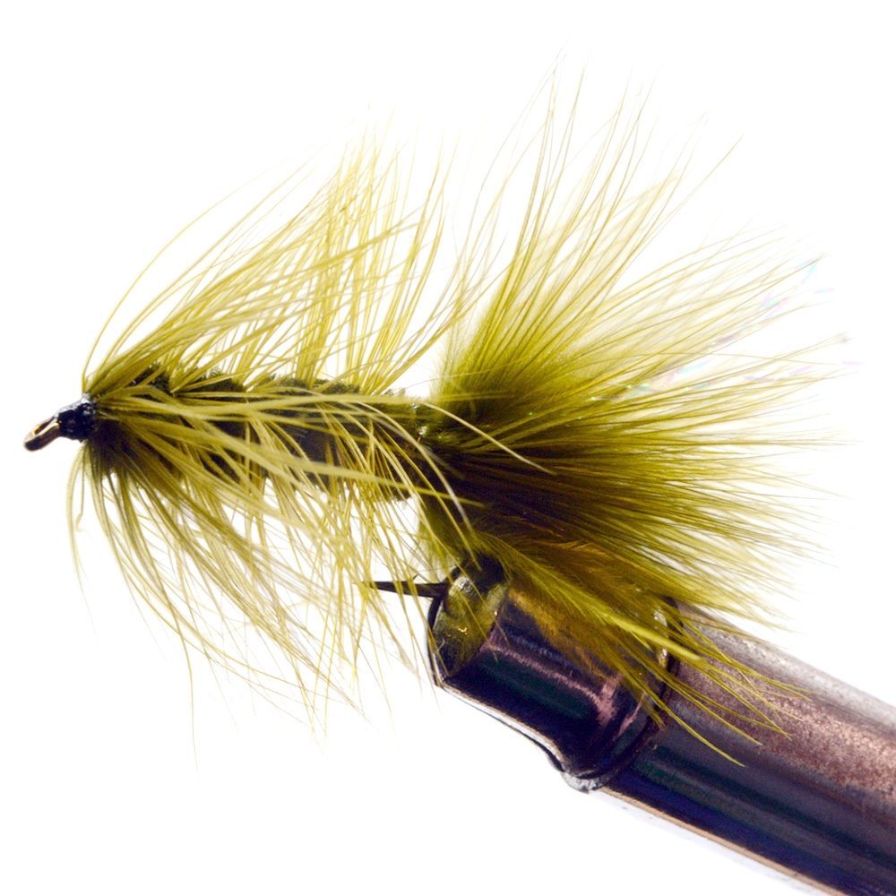 Manic Tackle Project Woolly Bugger Fly Olive #6 4cm