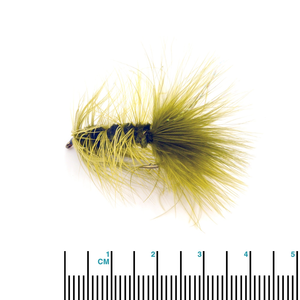 Manic Tackle Project Woolly Bugger Fly Olive #6 4cm
