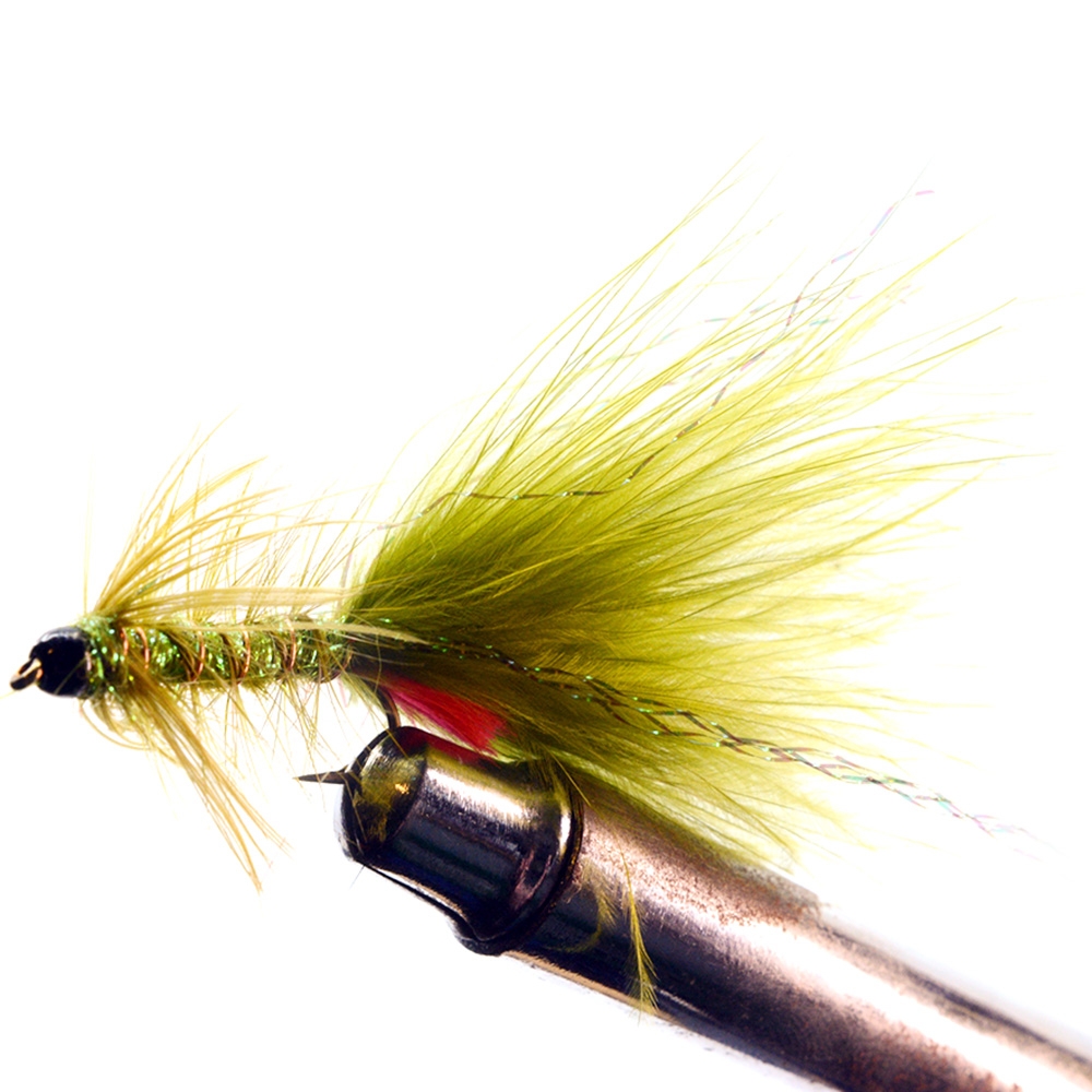 Manic Tackle Project Renes Skinny Bugger Fly Olive #8 6cm