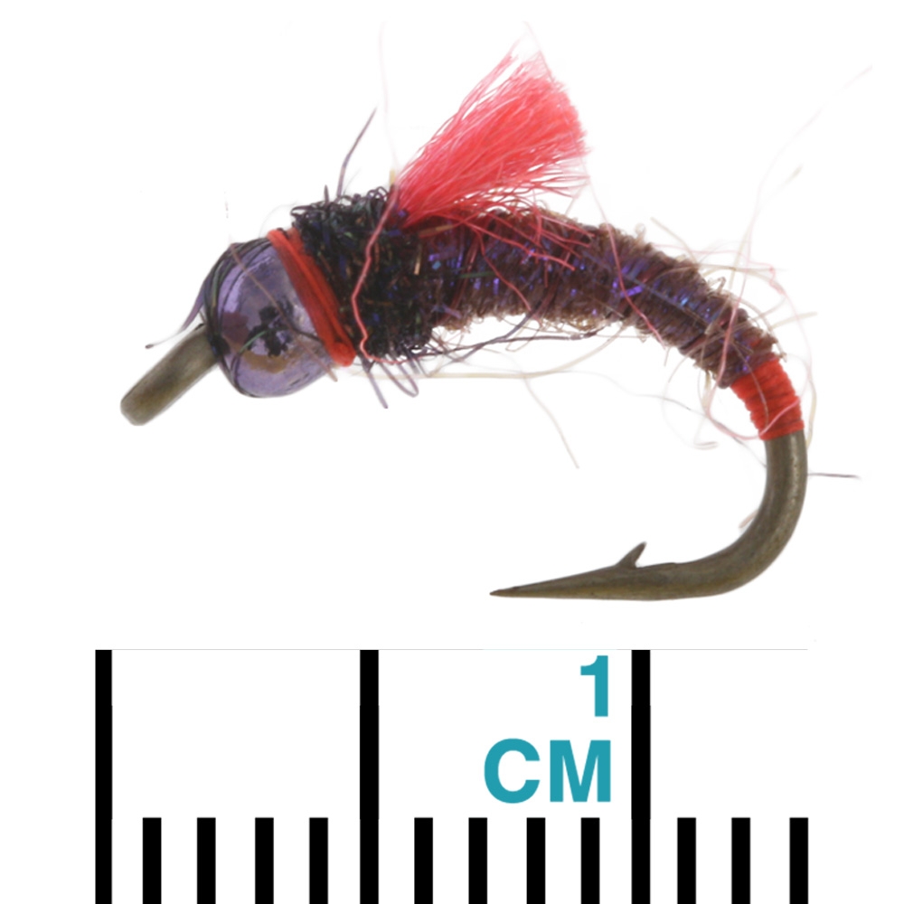 Manic Tackle Project Rene's Candy Caddis Fly Purple #12