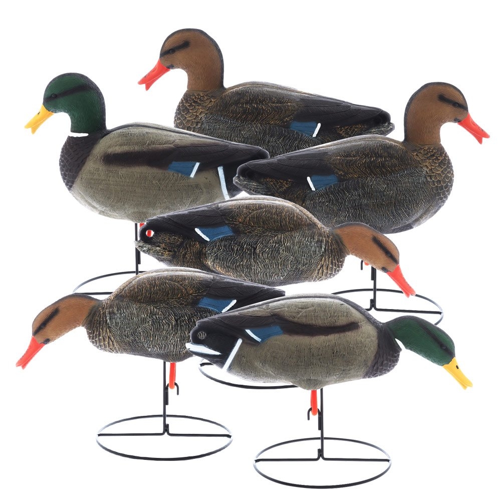 Game On Full Body Mallard Field Decoy Set 4 Hens 2 Drakes