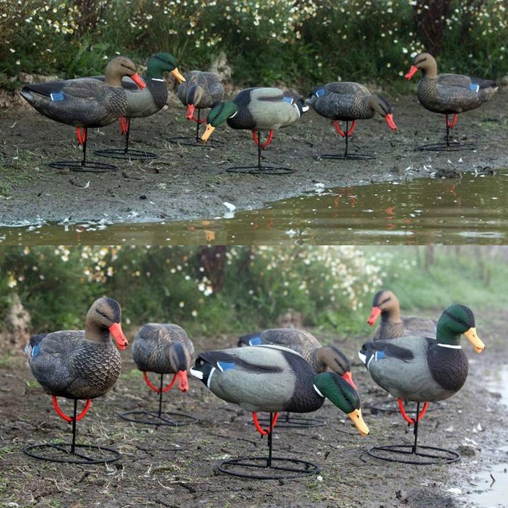 Game On Full Body Mallard Field Decoy Set 4 Hens 2 Drakes