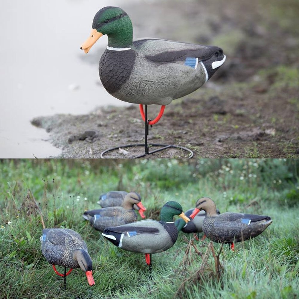 Game On Full Body Mallard Field Decoy Set 4 Hens 2 Drakes