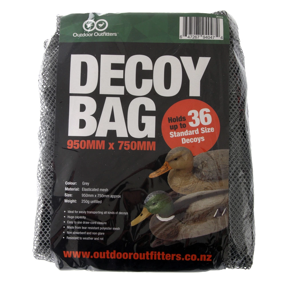 Outdoor Outfitters Decoy Bag Standard Mesh Grey 95x75cm Outdoor Outfitters Decoy Bag Standard Mesh Grey 95x75cm