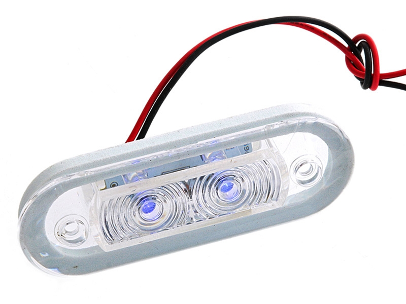 LED Waterproof Courtesy Lights 0.21W Blue 1LM
