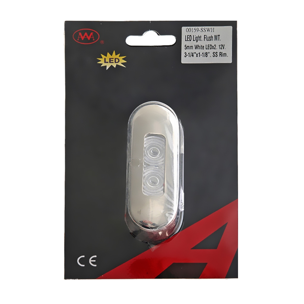 Stainless LED Waterproof Courtesy Lights 0.21w White