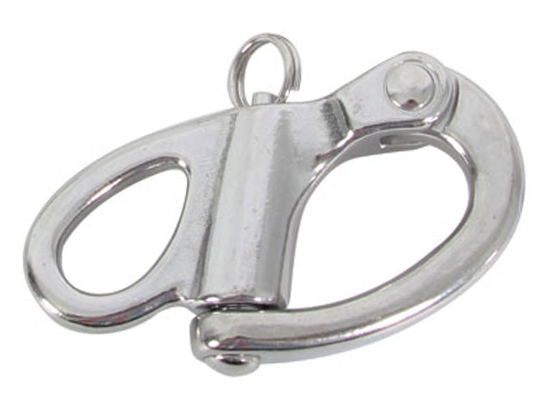Stainless Snap Shackle With Swivel Eye Small