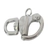 Stainless Snap Shackle With Swivel Eye Medium