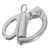 Stainless Snap Shackle With Fixed Eye Large
