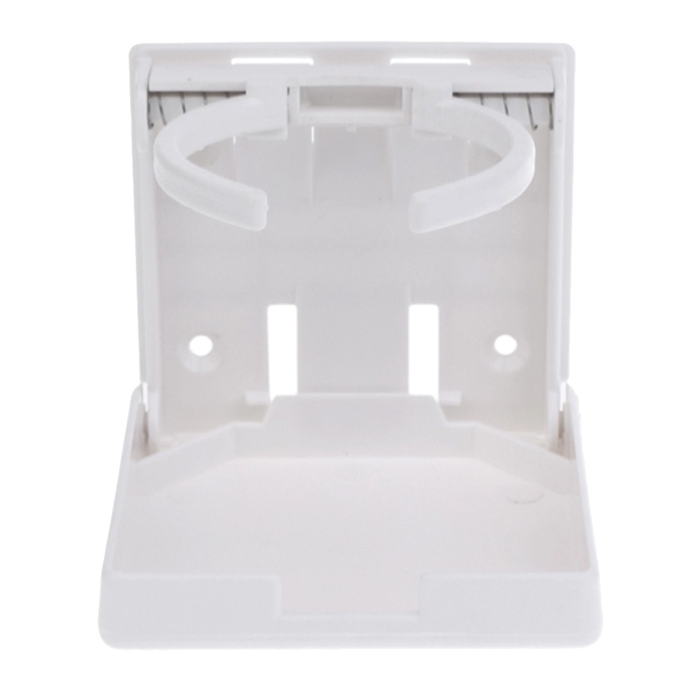 Folding Drink Holder Plastic White